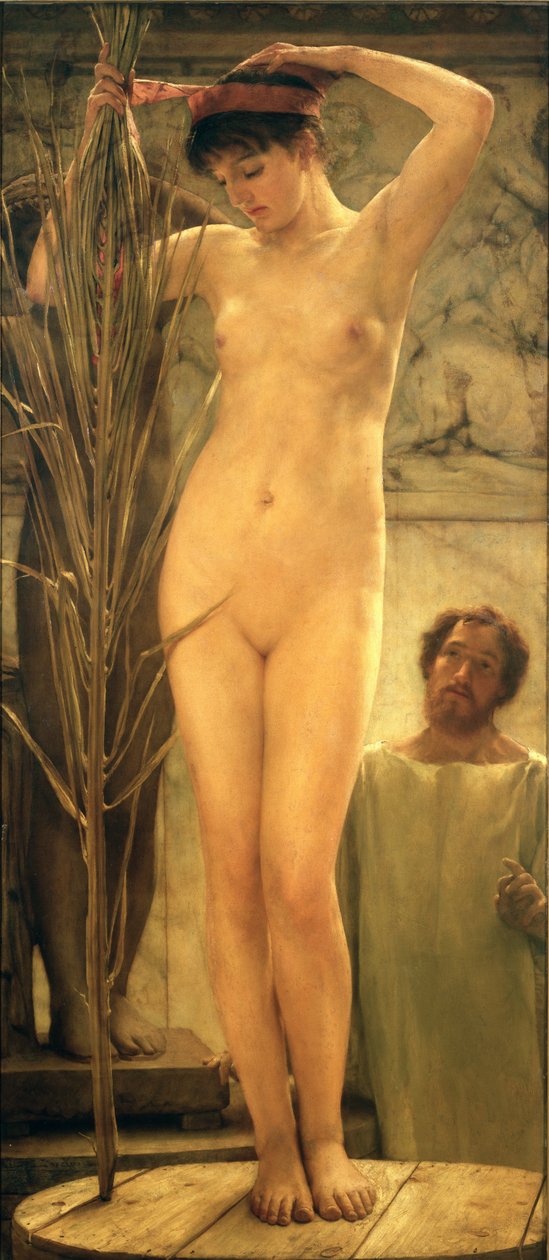 Skulptørens modell, 1877 av Lawrence Alma Tadema
