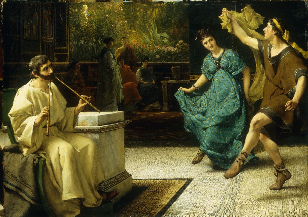 En romersk teaterinngang, av Lawrence Alma Tadema