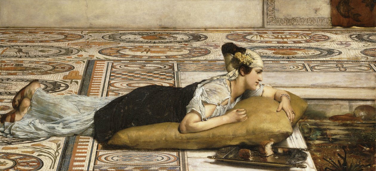 Vanndyr: Gullfisk, 1874 av Lawrence Alma Tadema