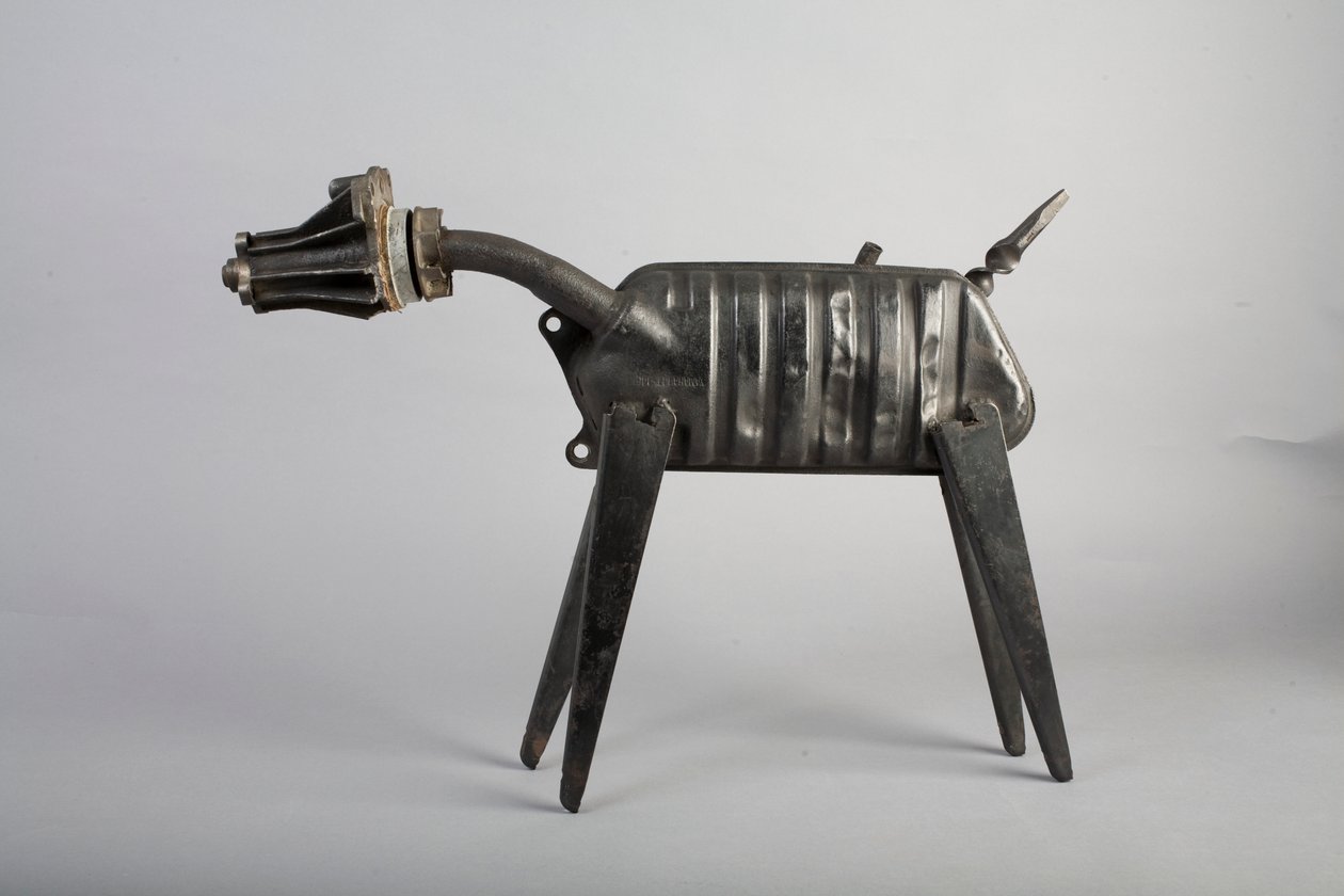 Fox Terrier, 2004 (metall) av Lawrie Simonson