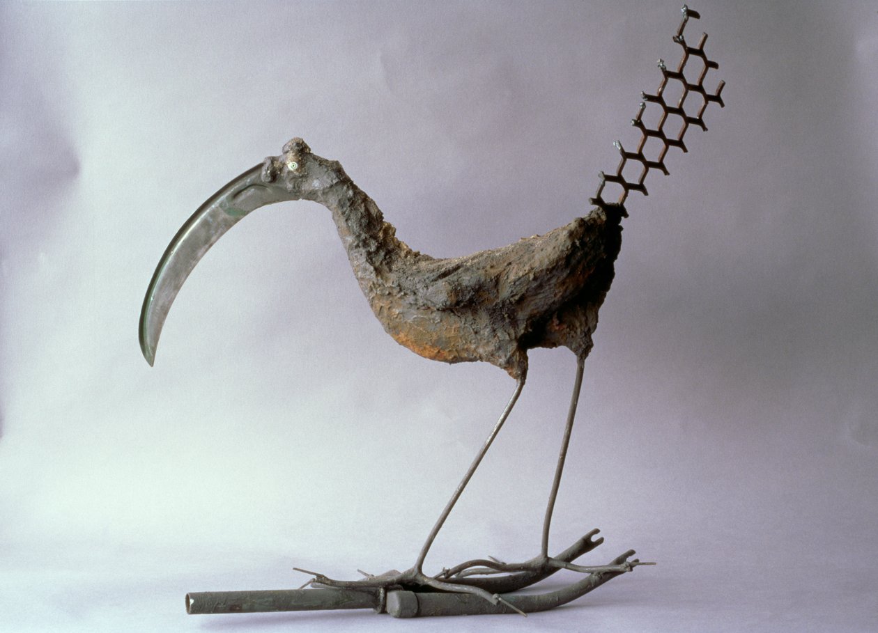 The Curlew, 1996 (metall og polyester) av Lawrie Simonson