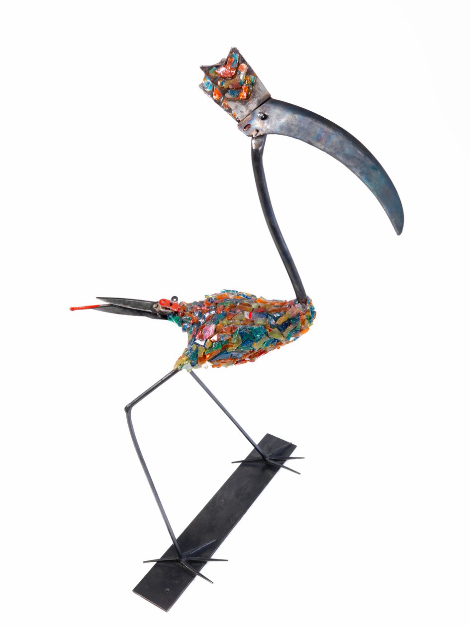 Storken, 2009 (metall) av Lawrie Simonson