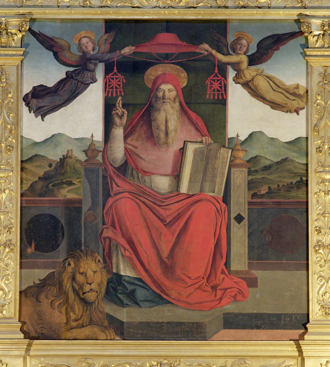 St. Jerome av Lazzaro Bastiani