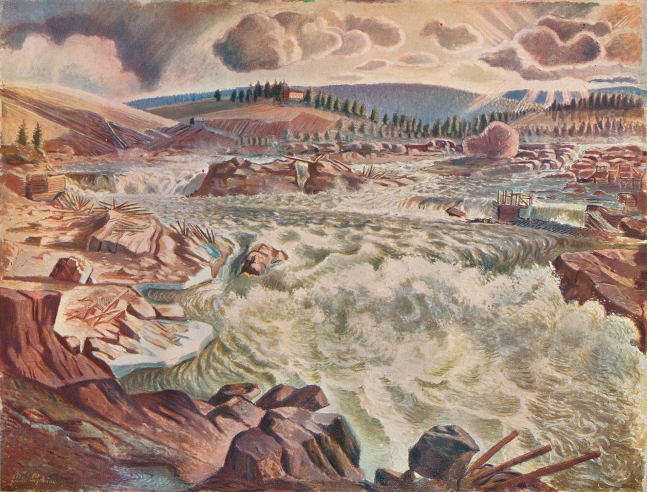 Foss, ca 1900 1935. av Leander Engstrom