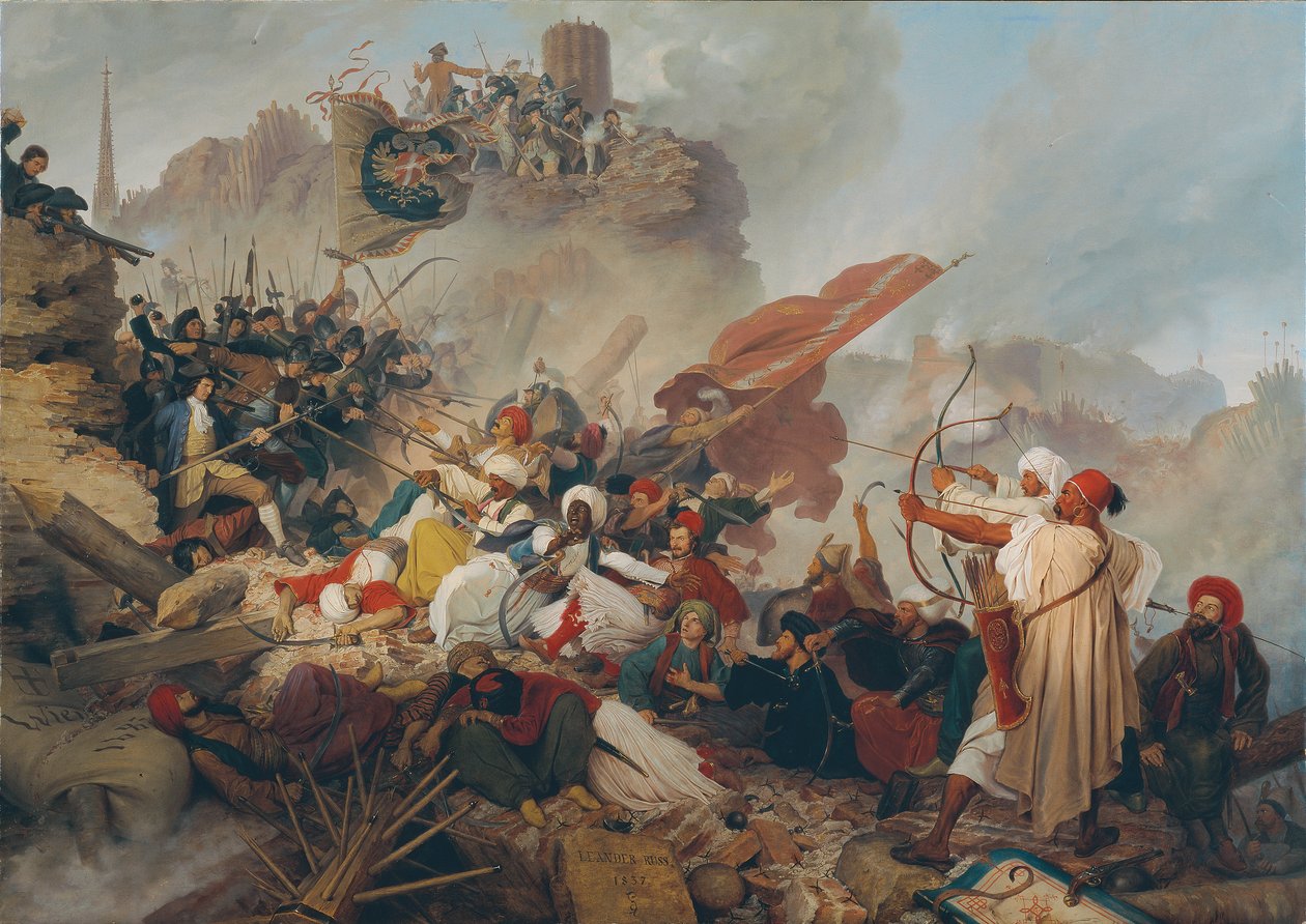 Storm of the Turks på Løvebastionen av Leander Russ