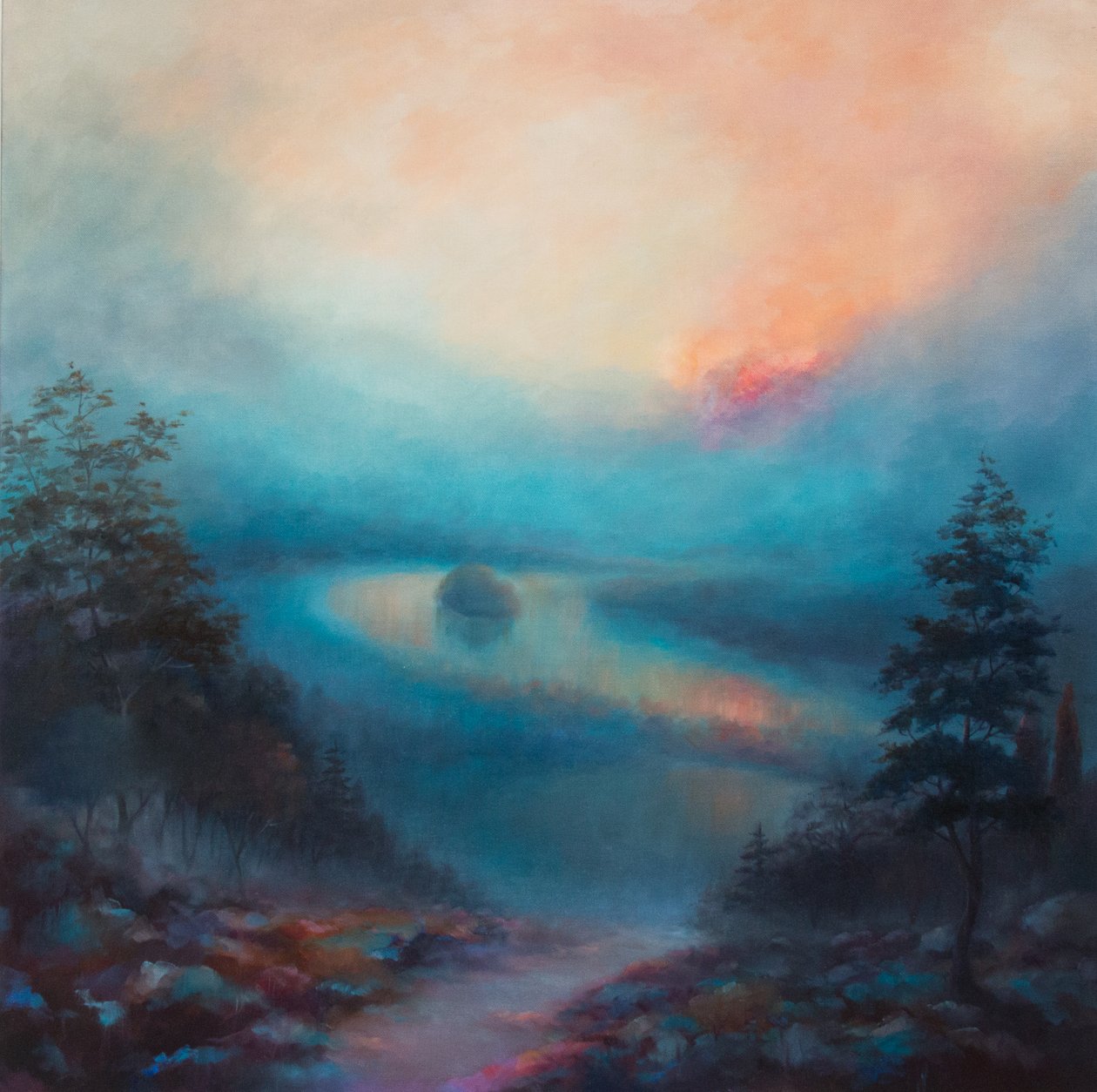 Misty Blue, 2017, av Lee Campbell