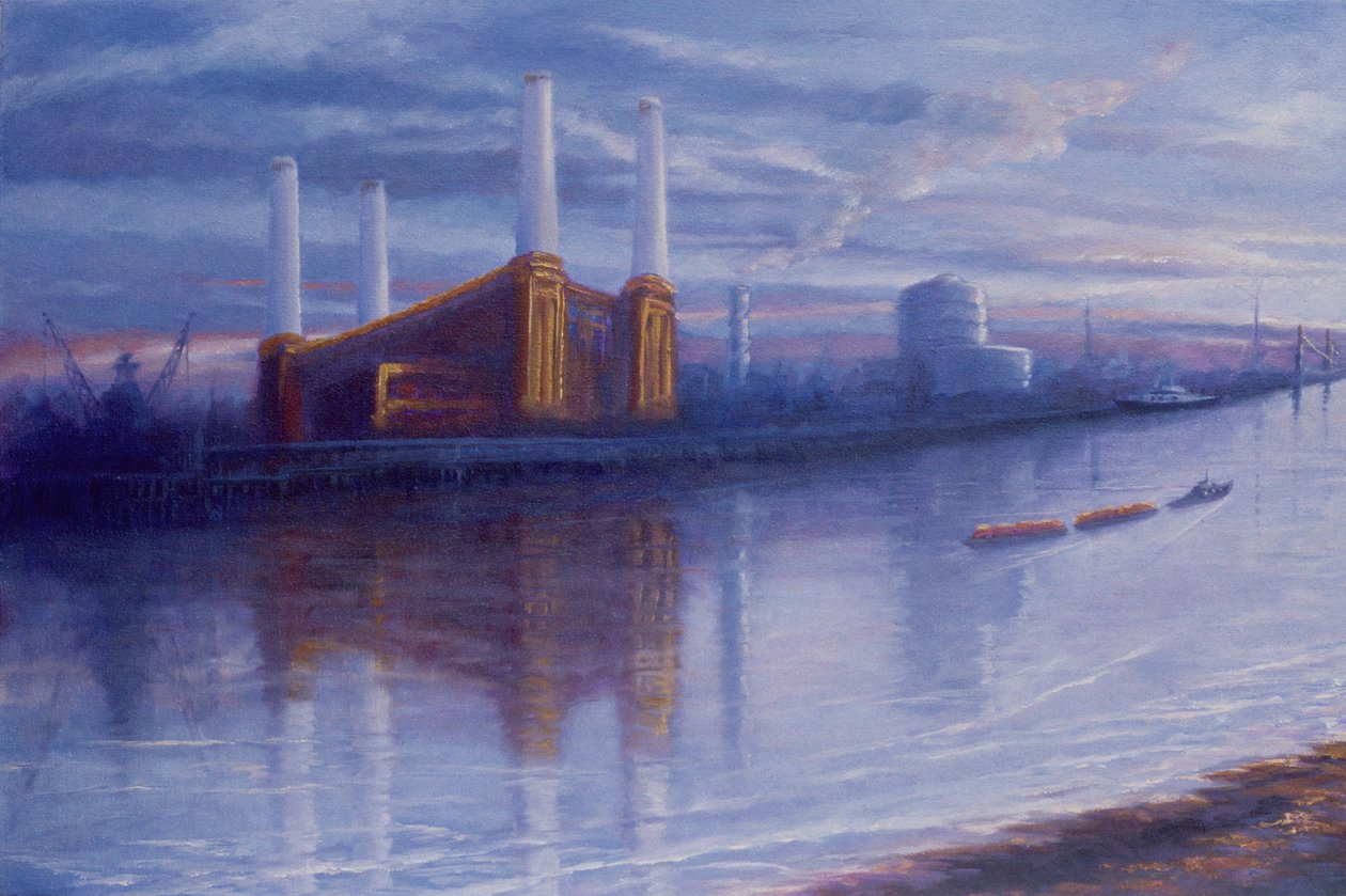 Old Glory, 1999 Battersea Power Station, Thames av Lee Campbell