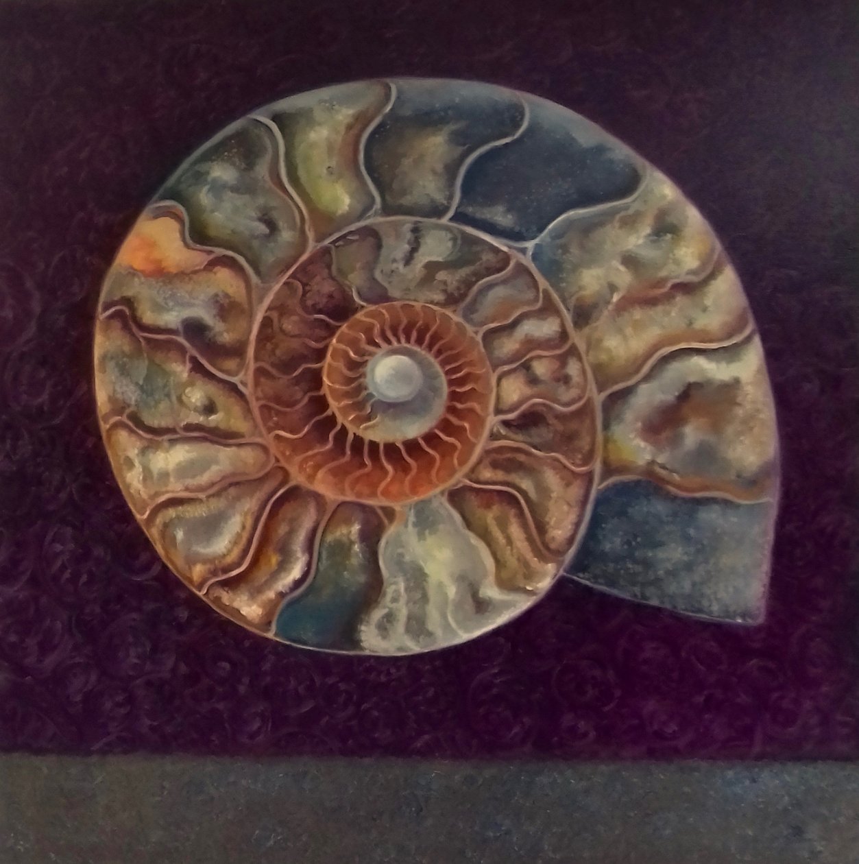 Ammonite, Magenta, 2021 av Lee Campbell