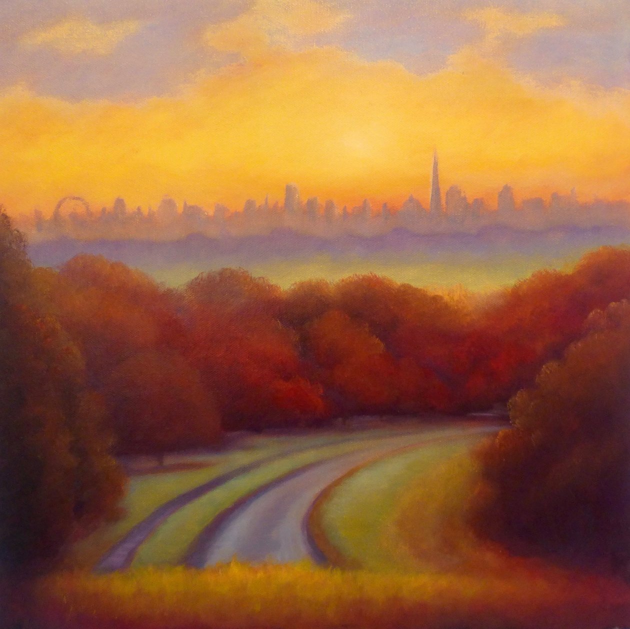 Autumn Dawn Richmond Park, 2023 av Lee Campbell