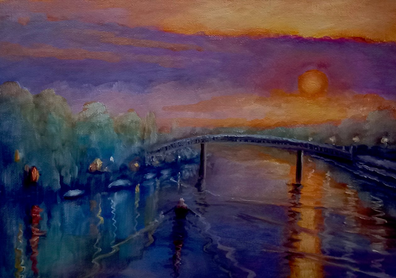 Ålepai-solnedgang, 2021 av Lee Campbell