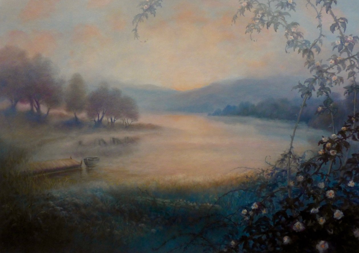 Place to Dream, 2022 (olje på lerret) av Lee Campbell