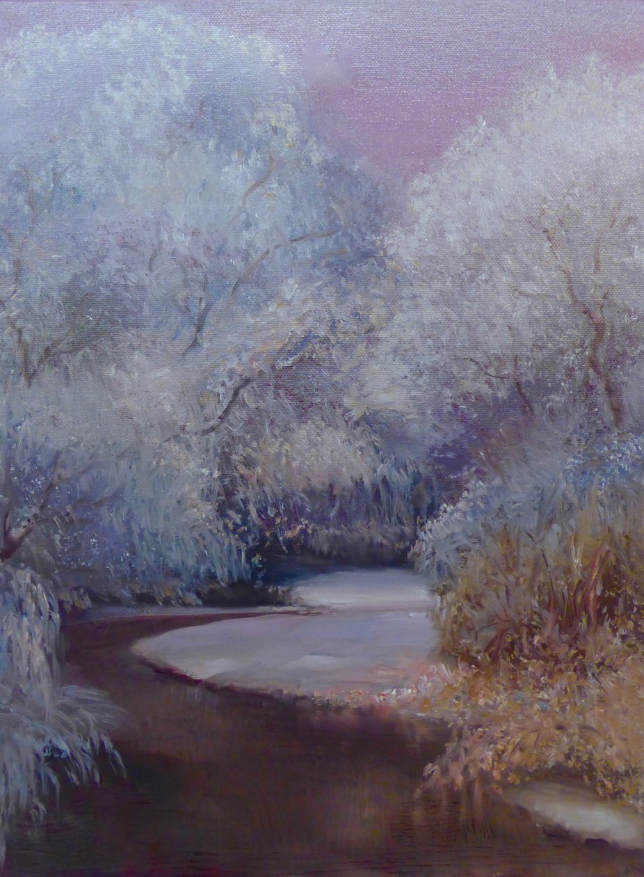 Frosting, 2019 (olje på lerret) av Lee Campbell