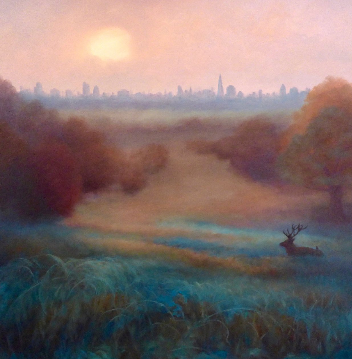 Morgentåke Richmond Park, 2021 av Lee Campbell