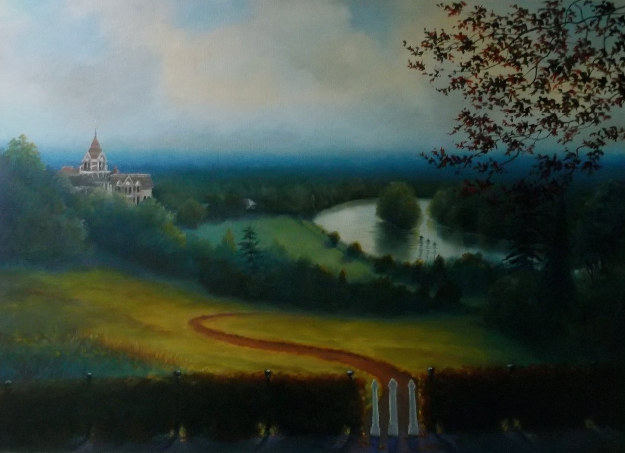 Petersham Hotel, 2011 Landskap av Lee Campbell