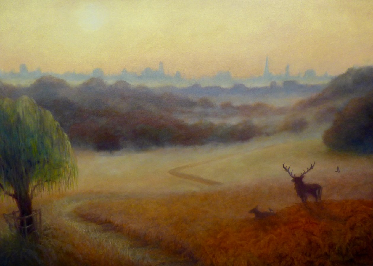 Richmond Park høstmorgen, 2020 av Lee Campbell