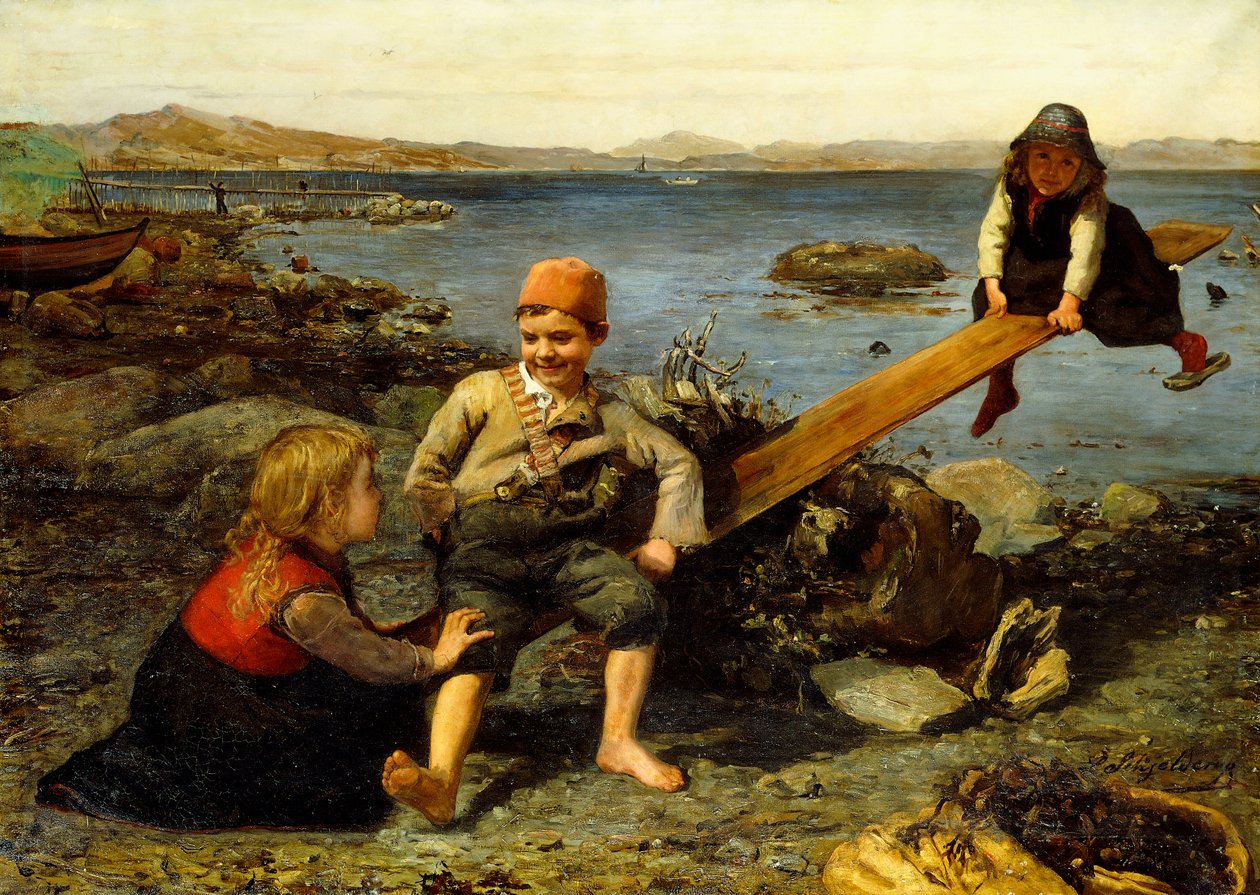 See-Saw ved sjøen av Leis Schjeldrup