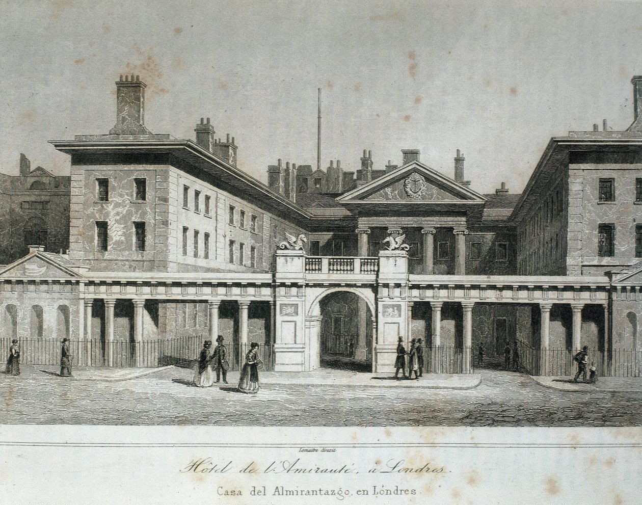 Admiralty Palace, London, England, Storbritannia av Lemaitre