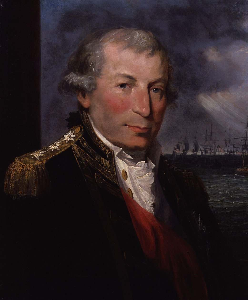 Portrett av John Jervis, ca. 1795 av Lemuel Francis Abbott