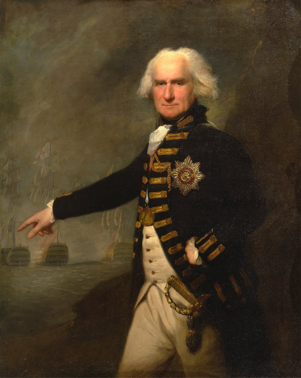 Admiral Lord Bridport av Lemuel Francis Abbott
