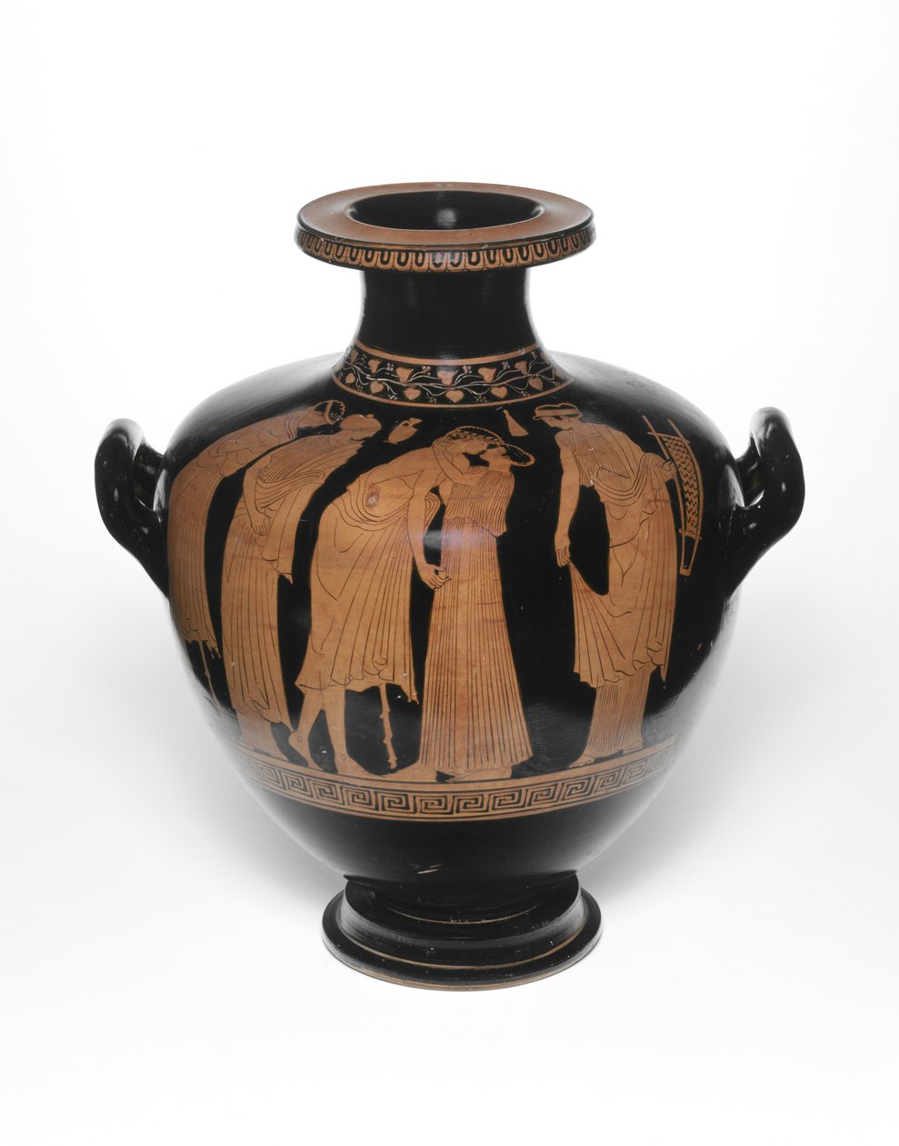 Hydria, eller vannkrukke, 460-450 f.Kr av Leningrad Painter