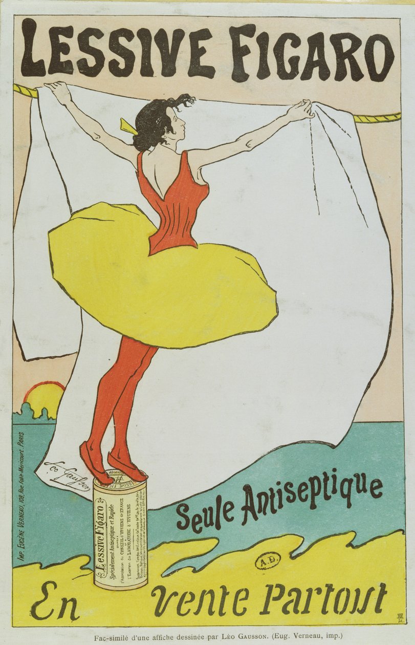 Gjengivelse av en plakat med reklame 