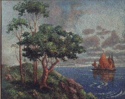 Seilbåtene, 1887 av Leo Gausson