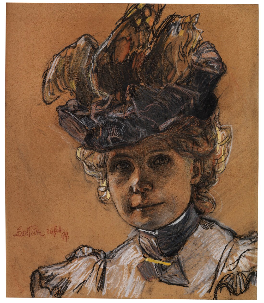 Portrett av Gertraud Luberich av Leo Putz