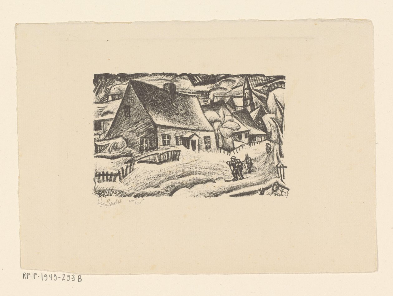 Altenberg (Ertsgebergte) (original tittel på objekt) av Leo Gestel (signed by artist)