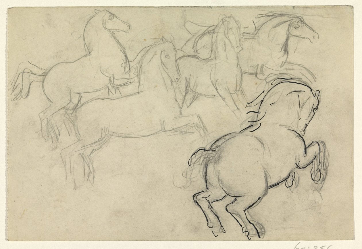 Galopperende hester av Leo Gestel