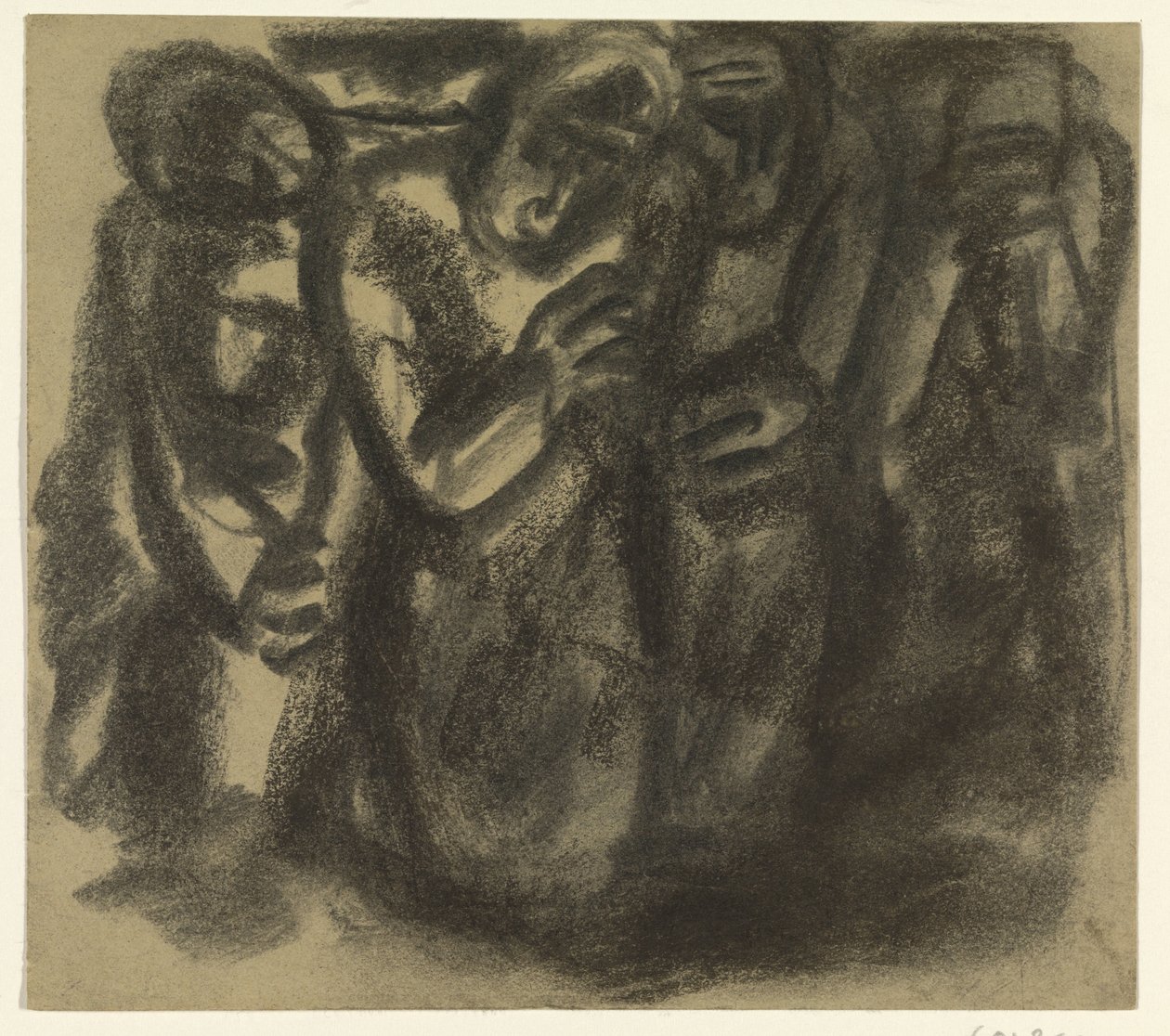 Gruppe med folk av Leo Gestel