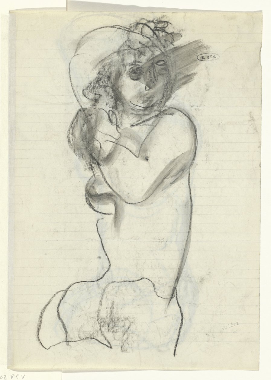 naken kvinne av Leo Gestel
