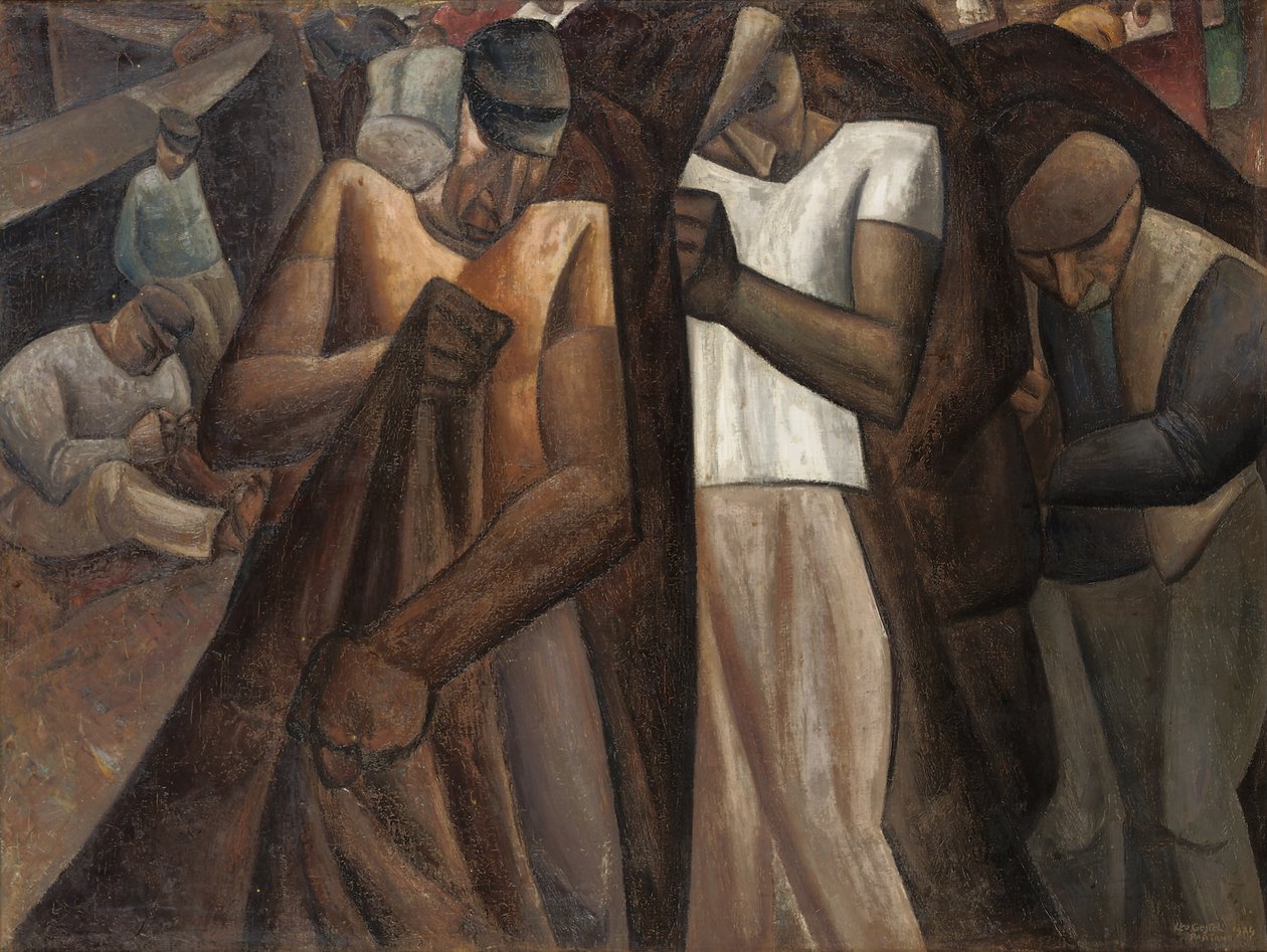 Nettendragers, ca. 1924 (olje på lerret) av Leo Gestel