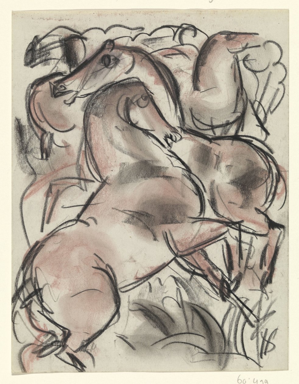 Hester i naturen av Leo Gestel