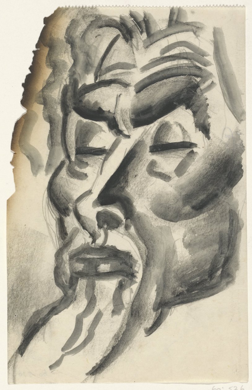 Portrett av Jan Toorop av Leo Gestel