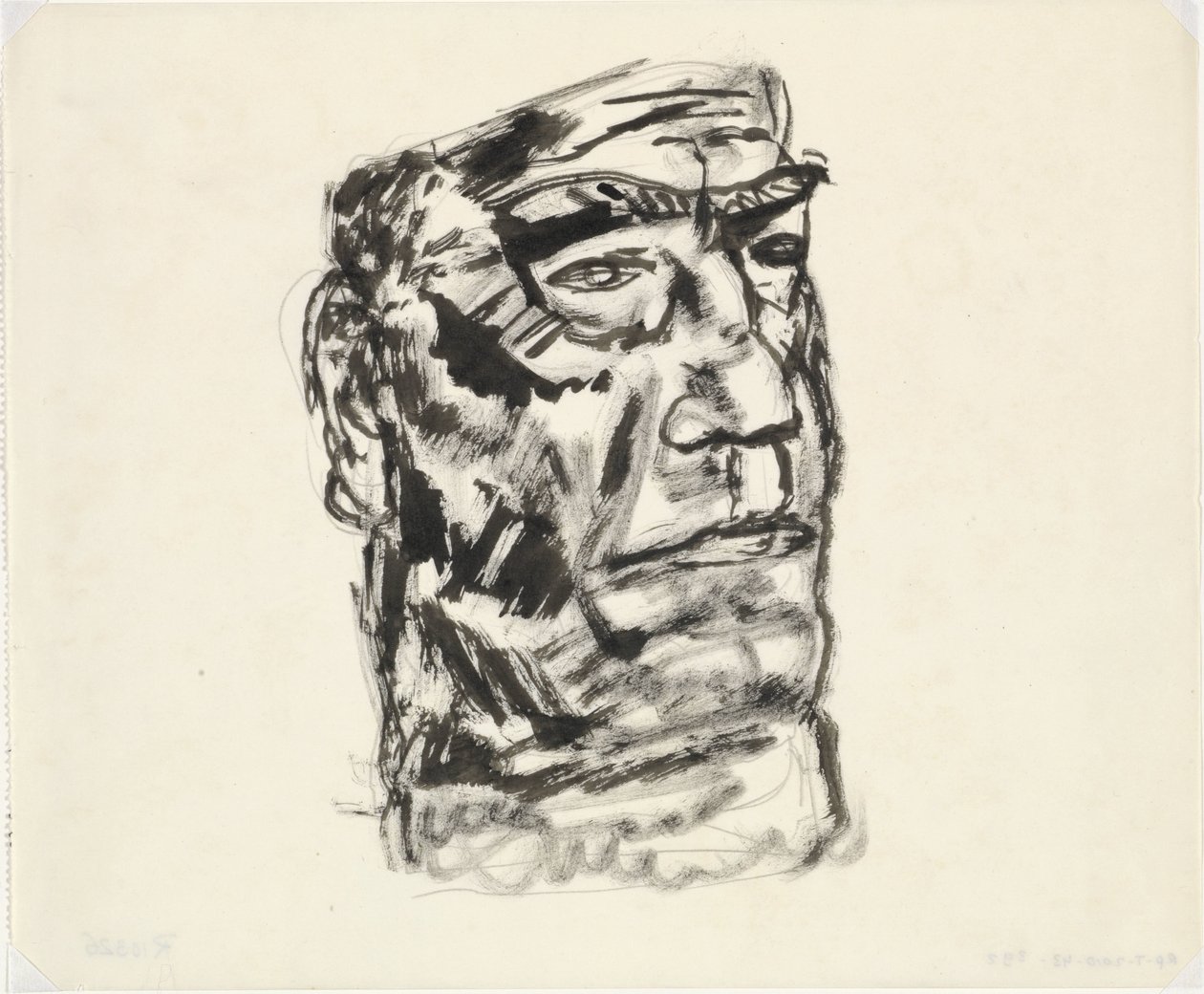 Portrett av mann Uten tittel av Leo Gestel