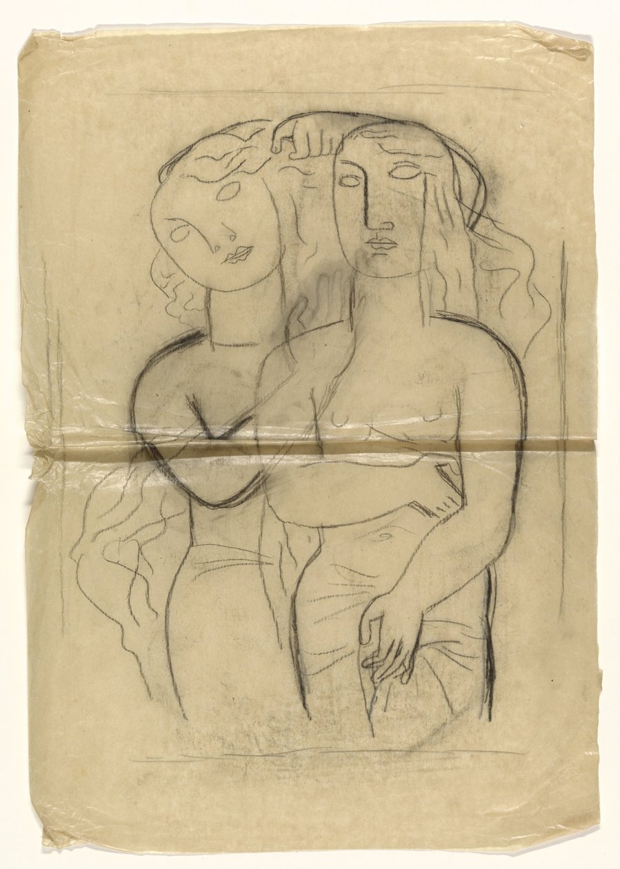 To stående kvinner av Leo Gestel