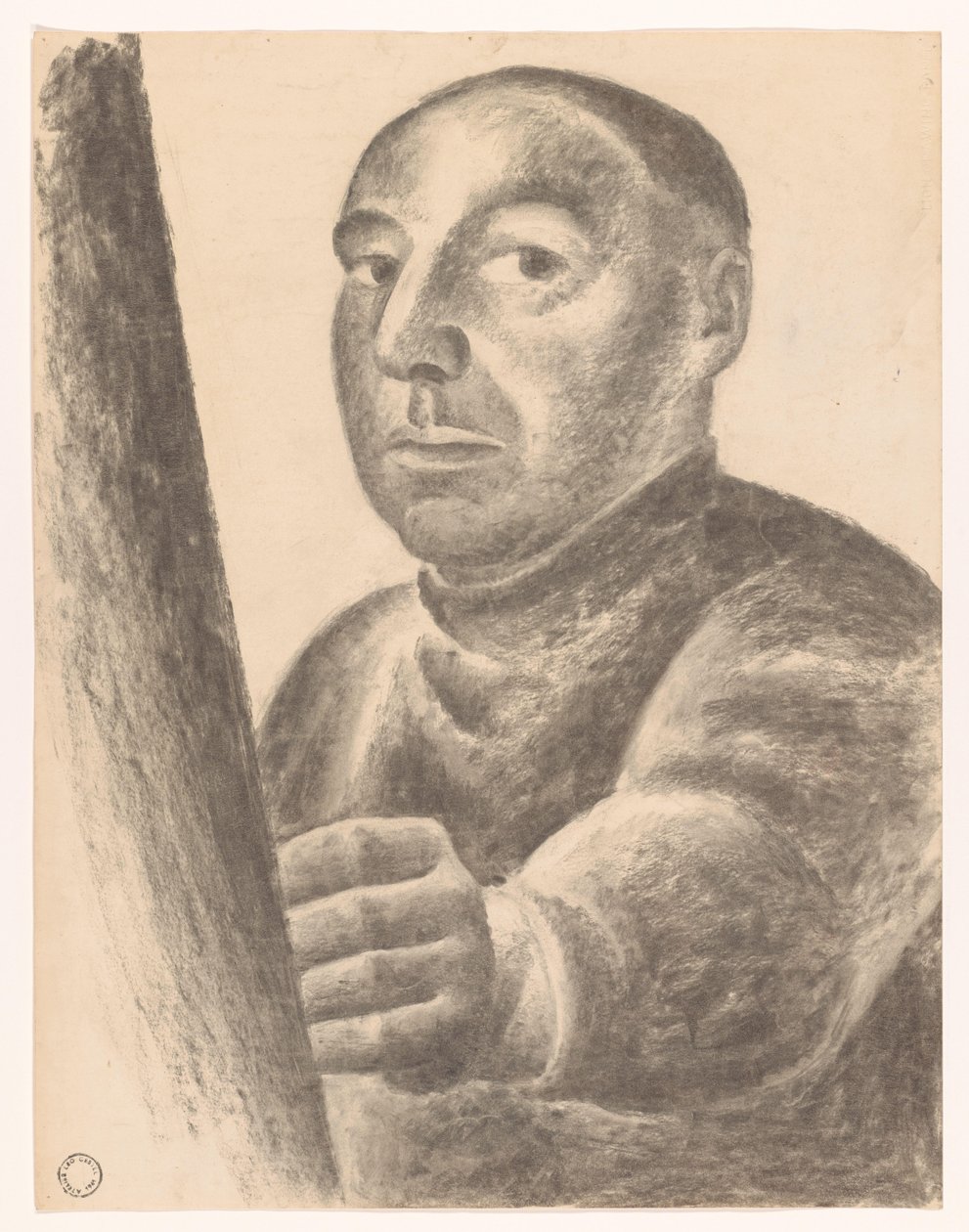 Selvportrett av Leo Gestel