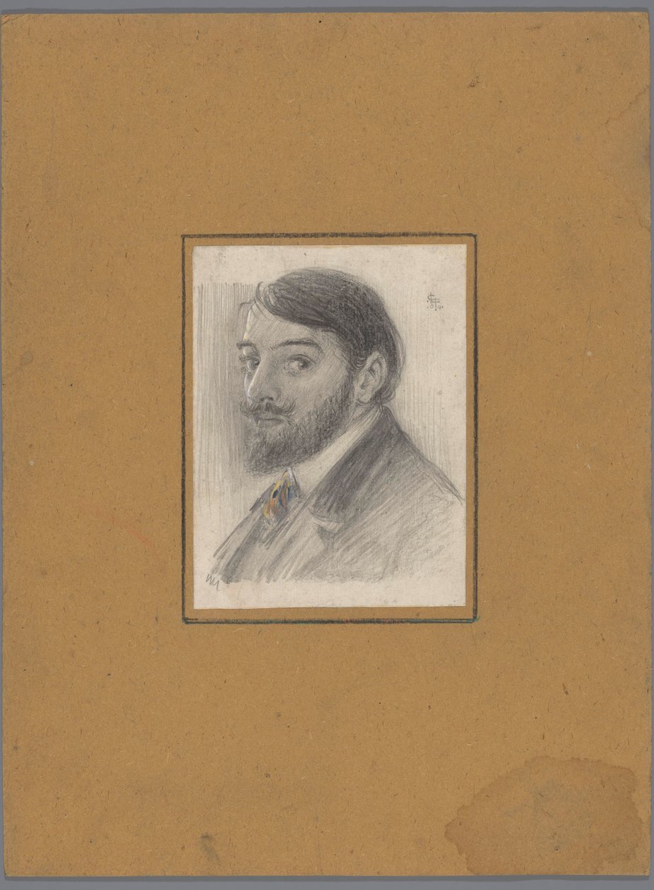 Selvportrett av Leo Gestel av Leo Gestel