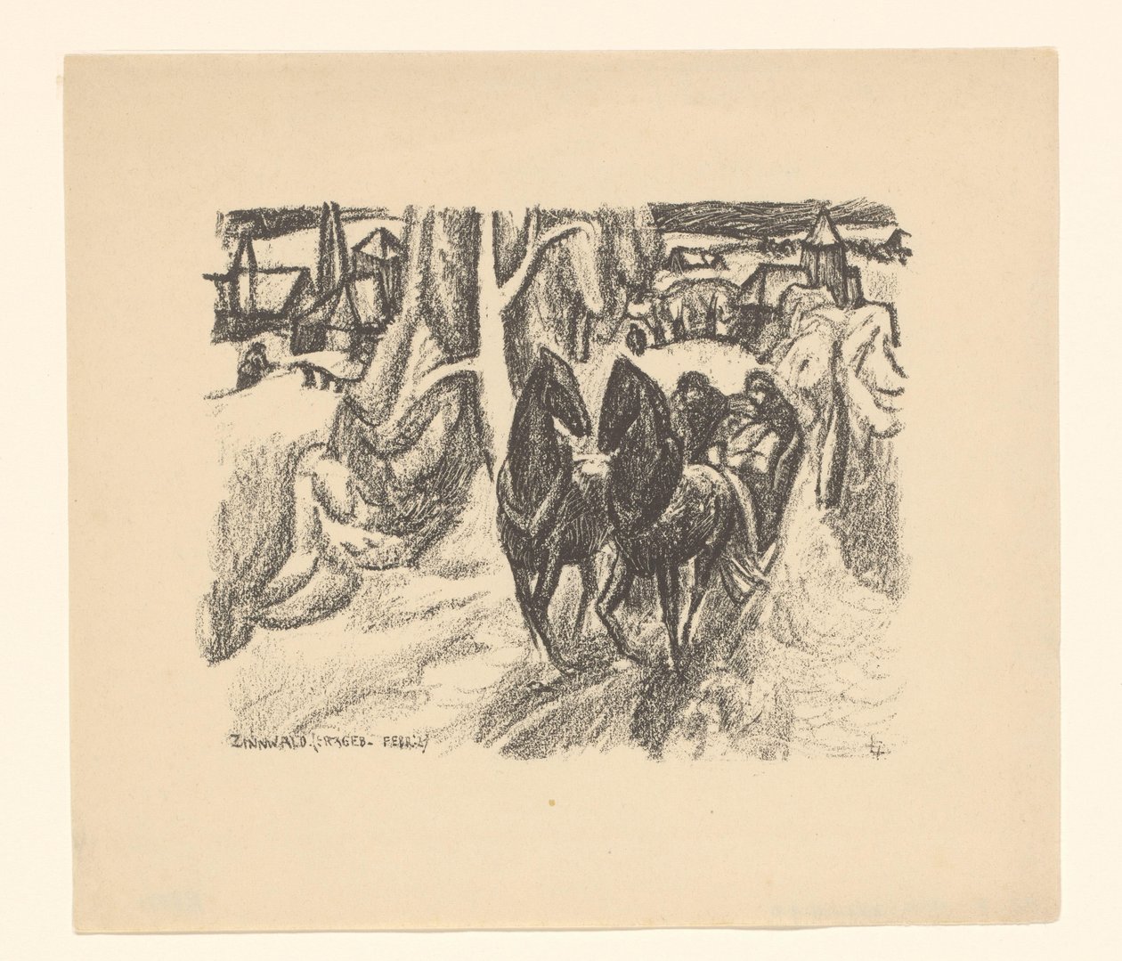 Zinnwald (Ertsgebergte) (original tittel på objekt) av Leo Gestel
