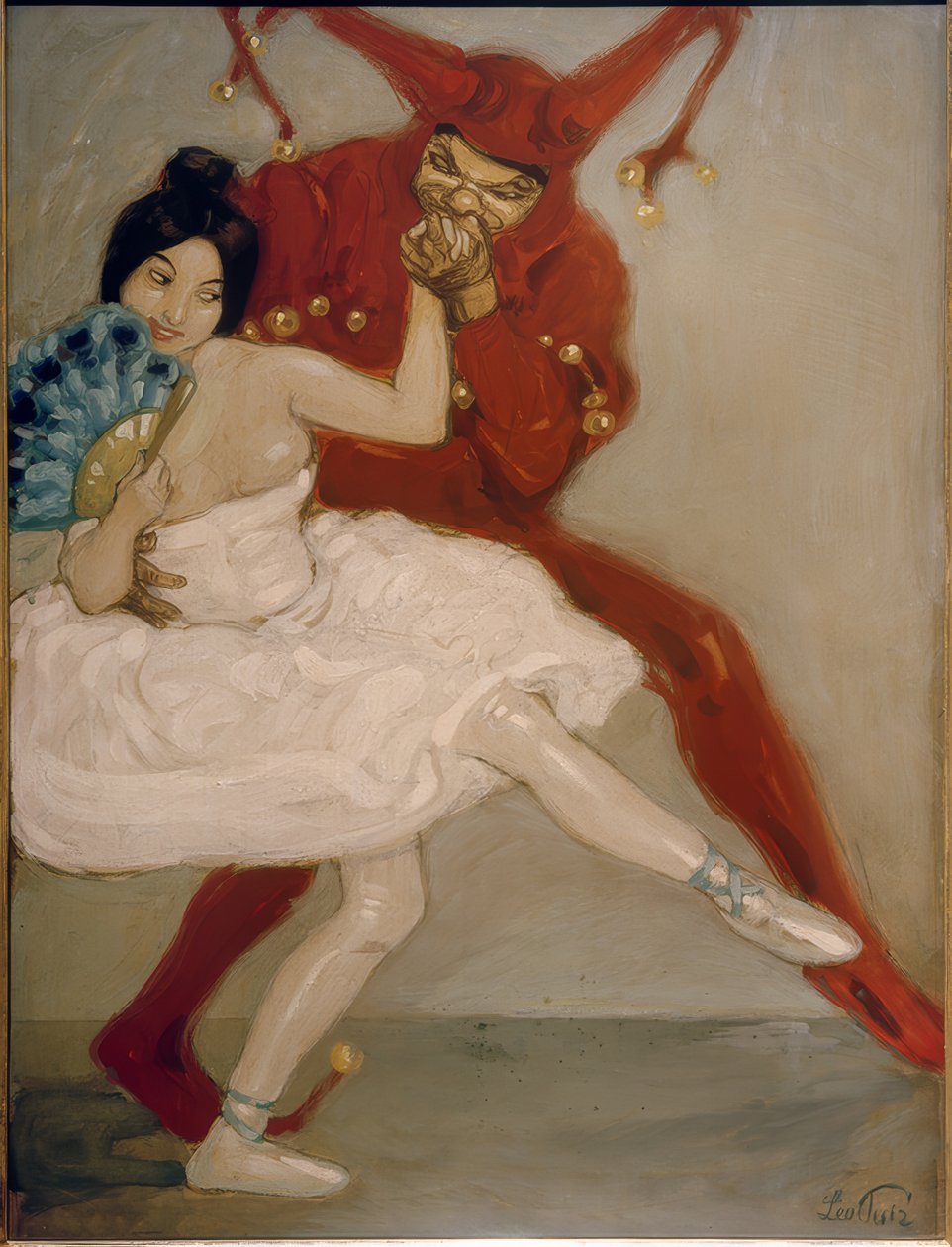 Till Eulenspiegel og ballettdanser av Leo Putz