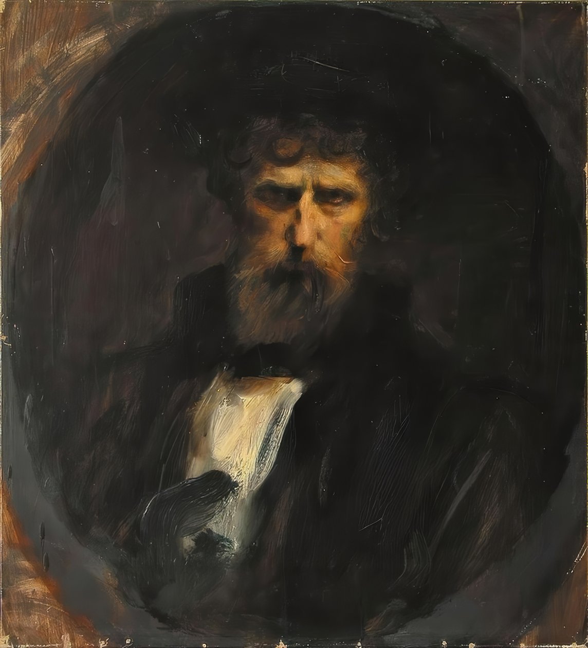 selvportrett av Leo Samberger