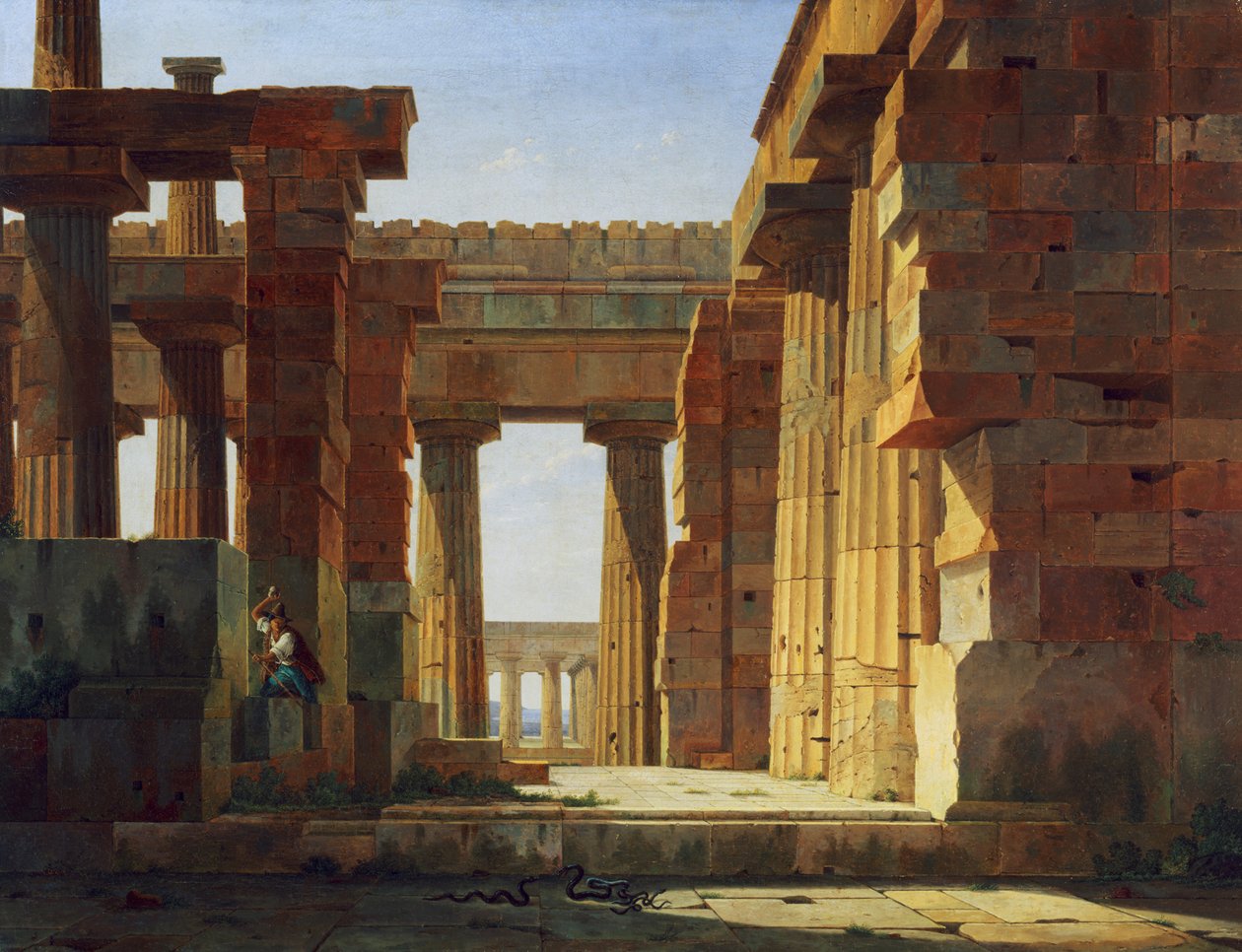 Templul lui Poseidon din Paestum norvegian av Leo von Klenze