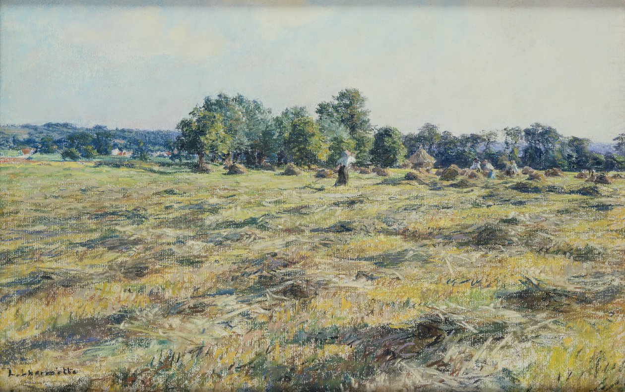 Høsting, ca. 1887 av Leon Augustin Lhermitte