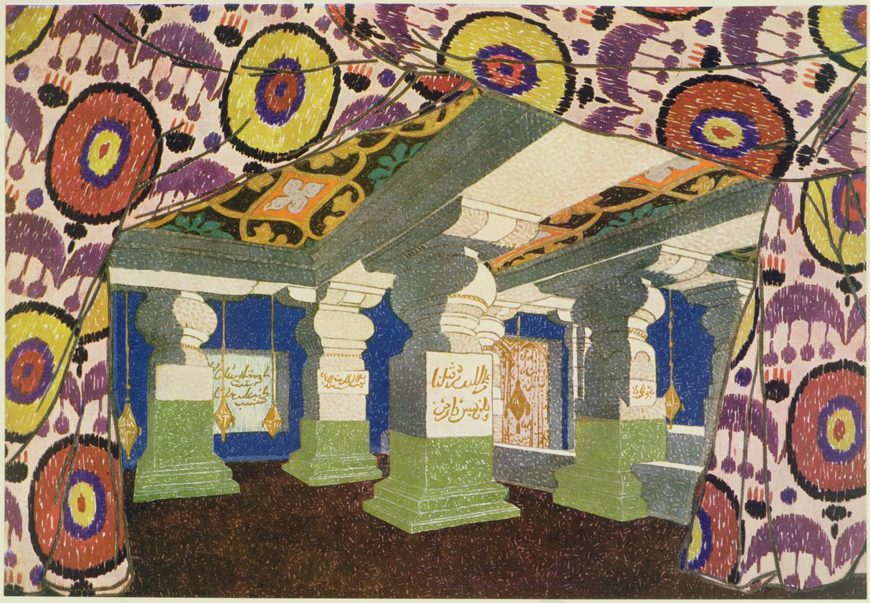 Orientalsk naturdesign av Leon Bakst
