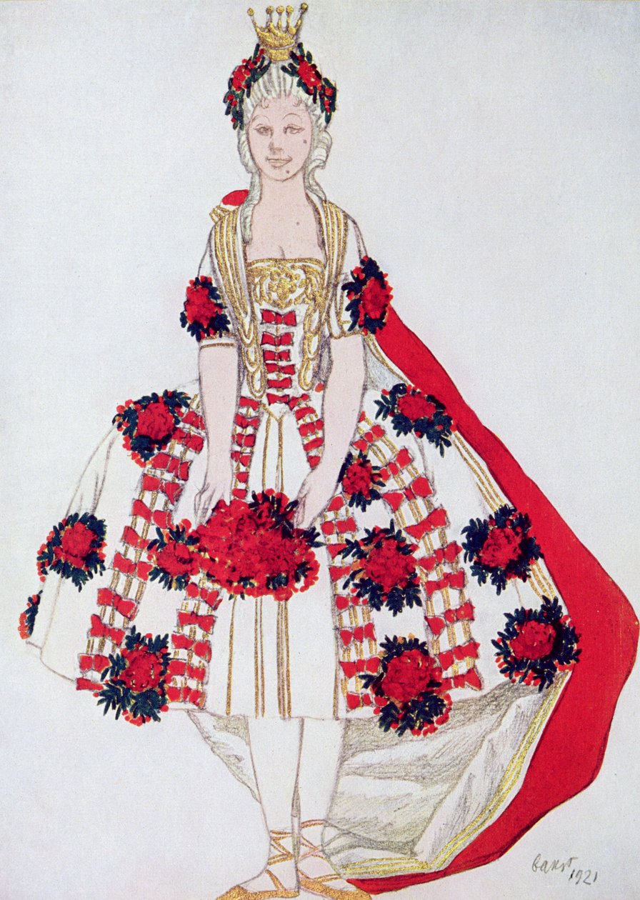 The Fairy Mountain-Ash, fra Tornerose, 1921 av Leon Bakst