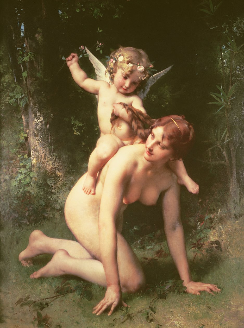 Kjærligheten erobrer, 1880 av Leon Bazile Perrault