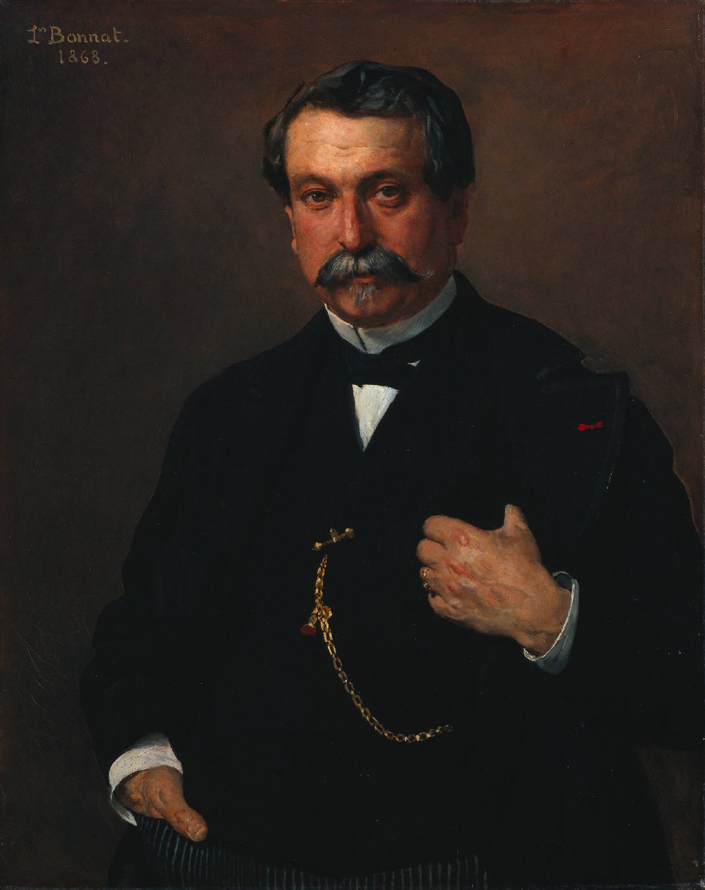 Portrett av en mann av Leon Joseph Florentin Bonnat