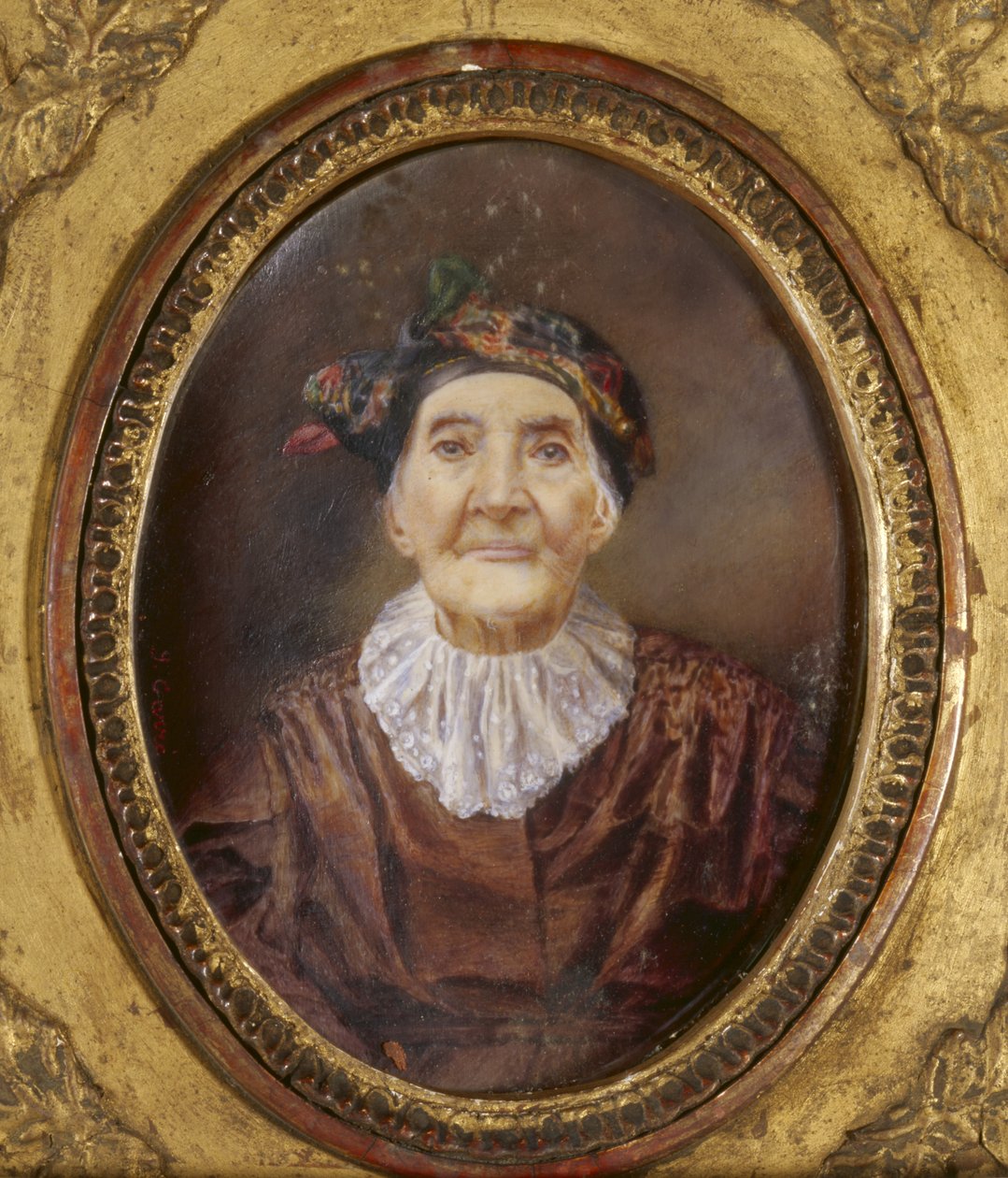 Portrett av fru Vacaresco av Leon Georges Carre