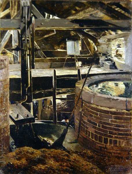 Det gamle bryggeriet, 1895 av Leon Henri Marie Frederic