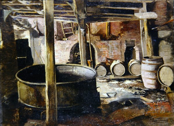 Det gamle bryggeriet, 1895 av Leon Henri Marie Frederic